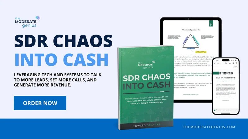 SDR Chaos Into Cash book and workbook